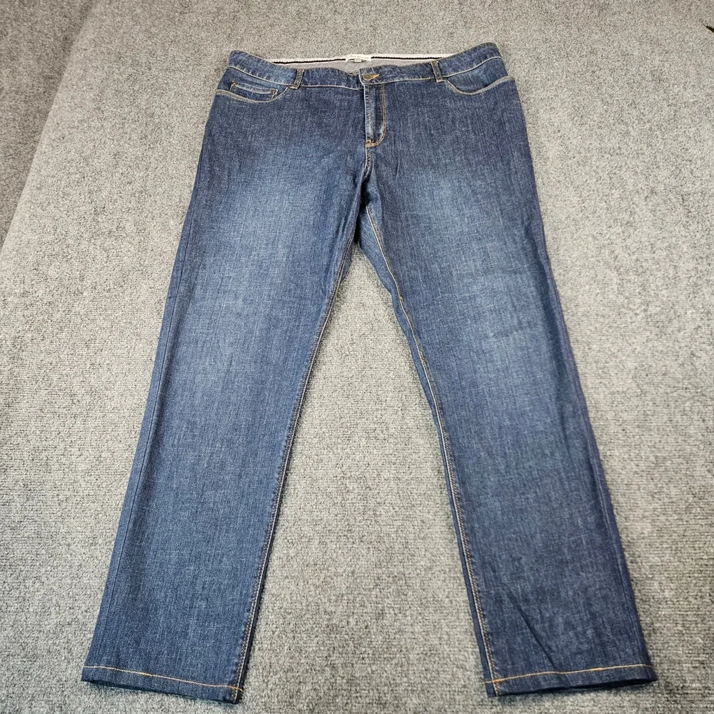 Peter Millar Mens Jeans Size 40 Dark Wash Straight Leg Denim Blue Pants